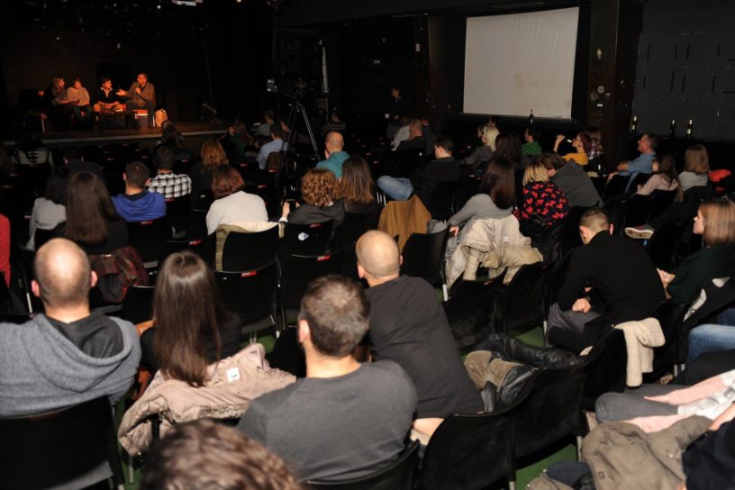 Foto: Mladen Pobi | Nakon projekcije filma pola auditorijuma napustilo dvoranu te je tribina održana pred manje publike nego se to očekivalo