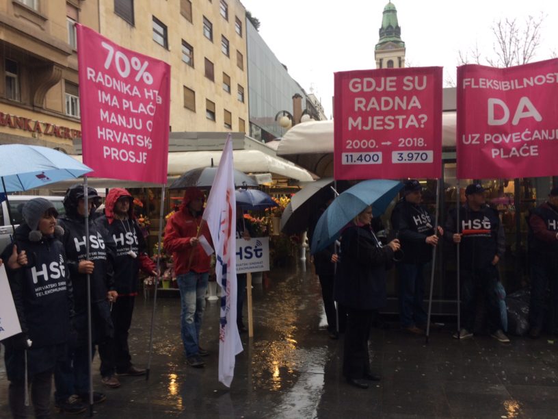 Foto: RP |  Prizor s današnjeg prosvjeda