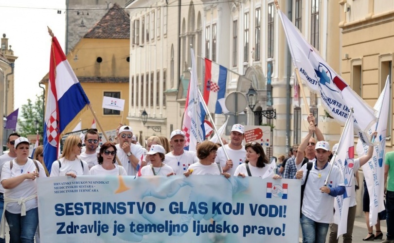 Foto: Politikaplus | Prizor s ovogodišnjeg prosvjeda