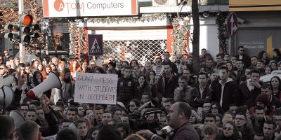 Studentski prosvjedi u Albaniji