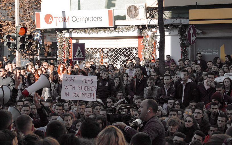 Studentski prosvjedi u Albaniji