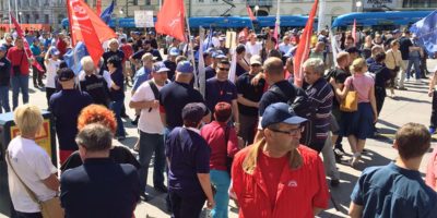 Zbog labavosti i mlakosti sindikalnih lidera, jučerašnji prosvjed nije korak naprijed u radničkoj borbi za Končar